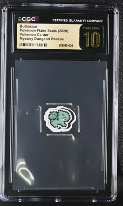 Bulbasaur - 2020 Pokemon Center Seals (Mystery Dungeon Rescue) - CGC Pristine 10 - Image 1