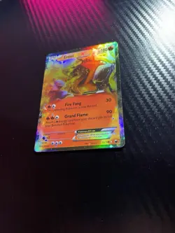 2012 Pokemon Entei EX 13/108 Ultra Rare Full Art Holo Dark Explorers - Image 4