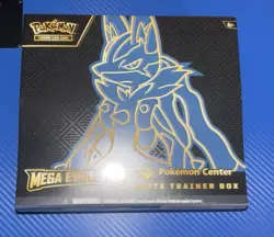 Pokemon Center Mega Evolution Lucario ETB Elite Trainer Box BRAND NEW Sealed - Image 1
