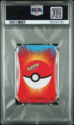 1999 BICYCLE POKEMON MINI PLAYING CARDS BLUE DECK KING OF HEARTS CHARMANDER - Image 2