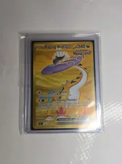 Raging Bolt ex Gold Hyper Rare 218/162 Pokemon Temporal Forces 2024 - Image 2