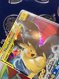 Pikachu & Zekrom GX ULTRA RARE 33/181 SM Tag Team Up Pokemon TCG Holo Foil - LP - Image 4