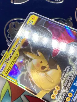 Pikachu & Zekrom GX ULTRA RARE 33/181 SM Tag Team Up Pokemon TCG Holo Foil - LP - Image 5