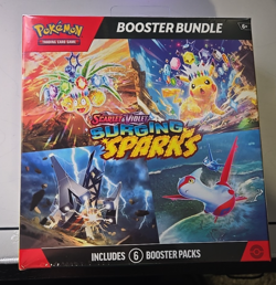 Pokemon TCG Surging Sparks Booster Bundle (6 Packs) Factory Sealed - Image 1