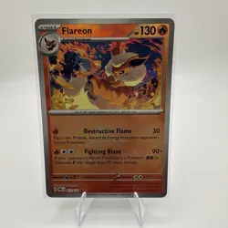Pokemon TCG Flareon Poke Ball Pattern 013/131 Prismatic Evolutions - Image 1