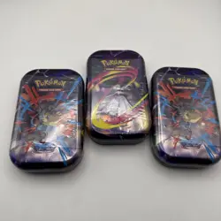 Pokemon TCG Mega Evolution Tins Lot of 3 Pokemon New Sealed In Hand - Image 1