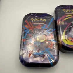 Pokemon TCG Mega Evolution Tins Lot of 3 Pokemon New Sealed In Hand - Image 2