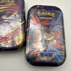 Pokemon TCG Mega Evolution Tins Lot of 3 Pokemon New Sealed In Hand - Image 4