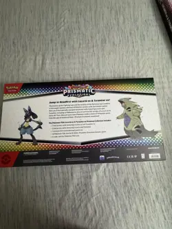 4 Pokemon Prismatic Evolutions Lucario EX & Tyranitar EX Premium Collection Box - Image 2
