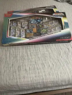 4 Pokemon Prismatic Evolutions Lucario EX & Tyranitar EX Premium Collection Box - Image 3