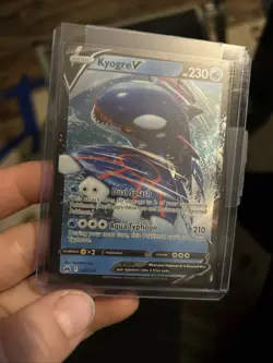 Pokemon TCG - Crown Zenith - Kyogre V - Holo Ultra Rare - 37/159 NM/M 2023 - Image 1