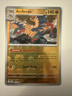 Archeops (Master Ball Pattern) #051/086 SV: White Flare Pokemon TCG NM - Image 1