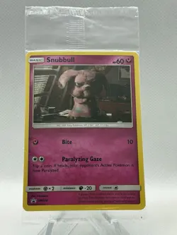 Snubbull SM200 Detective Pikachu Cosmos Holo Pokemon Black Star Promo Sealed* - Image 1