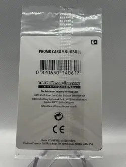 Snubbull SM200 Detective Pikachu Cosmos Holo Pokemon Black Star Promo Sealed* - Image 2
