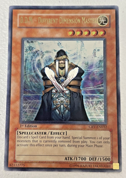 Yugioh Different Dimension Master CRV-EN032 1st Edition Ultimate Rare Konami - Image 1