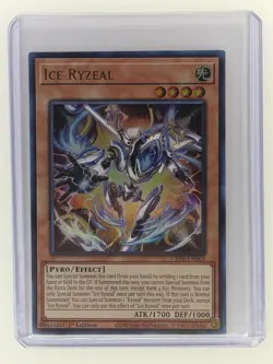 Yugioh! TCG - Ice Ryzeal - Prismatic Secret Rare - 2025 Mega-Pack - MP25-EN119 - Image 1