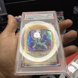 Blue-Eyes White Dragon Yugioh 2024 RA03-EN079 Quarter Century Secret 1st PSA 10 - Image 3