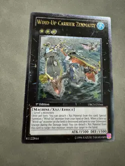 Wind-Up Carrier Zenmaity ORCS-EN044 Ultimate Rare Unlimited Edition LP YUGIOH - Image 1
