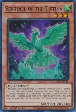 Sentinel of the Tistina - DUNE-EN086 - Super Rare - 1st Edition Near Mint Yugioh - Image 1