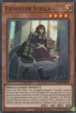 Exosister Stella - GRCR-EN014 - Super Rare - 1st Edition Near Mint Yugioh! Card - Image 1