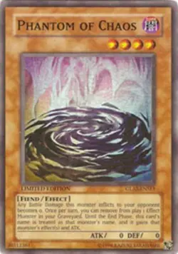 Phantom of Chaos - GLAS-ENSE1 - Super Rare - Limited Edition Near Mint Yugioh! C - Image 1