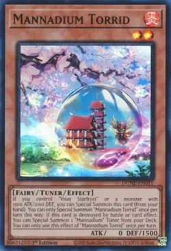 Mannadium Torrid - DUNE-EN011 - Super Rare - 1st Edition Near Mint Yugioh! Card - Image 1
