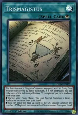Trismagistus - GEIM-EN009 - Super Rare - 1st Edition Near Mint Yugioh! Card - Image 1
