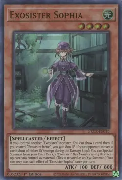 Exosister Sophia - GRCR-EN016 - Ultra Rare - 1st Edition Near Mint Yugioh! Card - Image 1