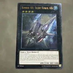 Yugioh Number 101: Silent Honor ARK LVAL-EN047 Ultimate Rare LP - Image 1