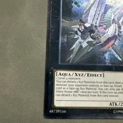 Yugioh Number 101: Silent Honor ARK LVAL-EN047 Ultimate Rare LP - Image 5