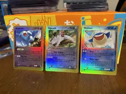 Holo Reverse Pokemon Card Lot Ex Ruby & Sapphire (3) Cards - Image 1