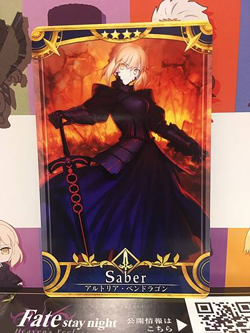 Artoria Pendragon Alter Stage 3 Saber Star 4 FGO Fate Grand Order Arcade Card - Image 1
