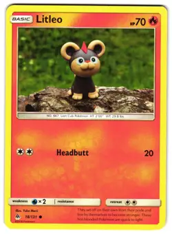 LITLEO 18/131 - NM - SM6 FORBIDDEN LIGHT COMMON ENGLISH POKEMON CARD - Image 1