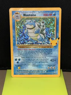 Pokemon TCG Blastoise Celebrations Classic Collection Card 2/102 - Image 1