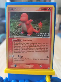 Ditto Charmander EX Delta Species Reverse Holo Stamped Card 37/113 - Image 2