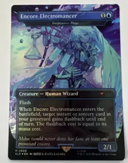 MTG Encore Electromancer Snapcaster Mage Foil Miku Secret Lair Bonus Card Promo - Image 1