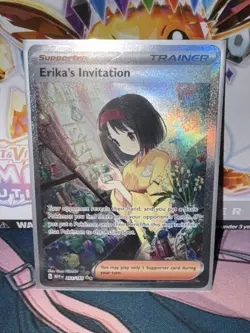 Pokemon TCG SV Scarlet & Violet 151 Erika's Invitation Card #203/165 - Image 1