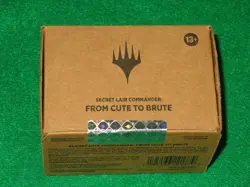 MTG SECRET LAIR FROM CUTE TO BRUTE COMMANDER DECK SEALED NEW MAGIC THE GATHERING - Image 1