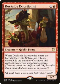 Dockside Extortionist R Commander 2019 24 Magic the Gathering MTG English NM - Image 1