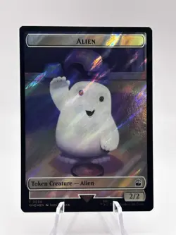 Alien Warrior / Alien Surge 0046 Foil Token Universes Beyond: Doctor Who MTG NM - Image 2