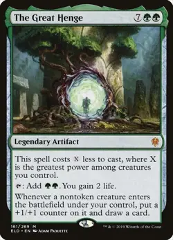 The Great Henge #161 Throne of Eldraine Mythic Rare Magic The Gathering MTG NM - Image 1