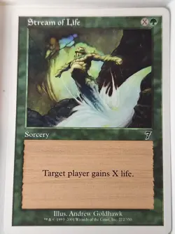 Stream of Life - 7th Edition Core Set - Magic the Gathering MTG Nice! - Image 1