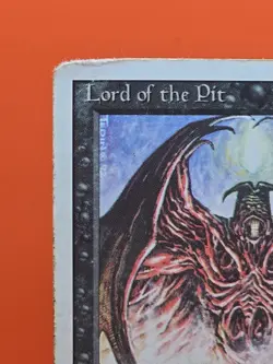 ⚫⚫⚫ 1994 MAGIC The Gathering LORD OF THE PIT REVISED 3RD EDITION DAMAGED ⚫⚫ - Image 2