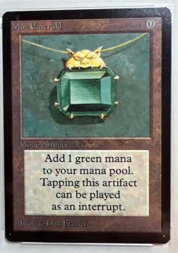 MTG Beta Mox Emerald PSA 10! Gem Mint! Power 9 1993 English - Image 2