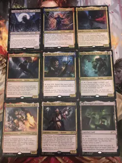 Stranger Things SLX Set ALL (9) cards Rares/Mythic The List Magic MTG - Image 1