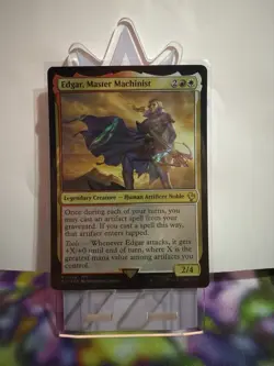 Edgar, Master Machinist (Surge Foil) Commander: Final Fantasy Foil - Image 1