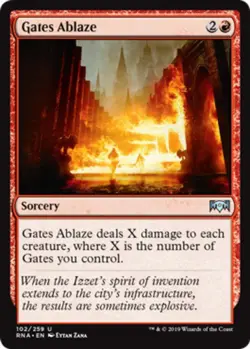 Gates Ablaze - Ravnica Allegiance #102/259 MTG Magic The Gathering - Image 1
