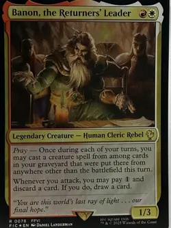 Banon, the Returners' Leader (Surge Foil) R Commander: FINAL FANTASY 78 NM - Image 1