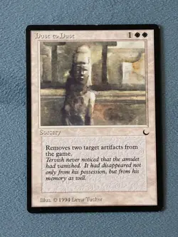 Dust to Dust, The Dark, Magic the Gathering MTG - Image 1