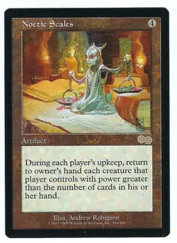 Noetic Scales MTG Urza's Saga NM Magic The Gathering - Image 1